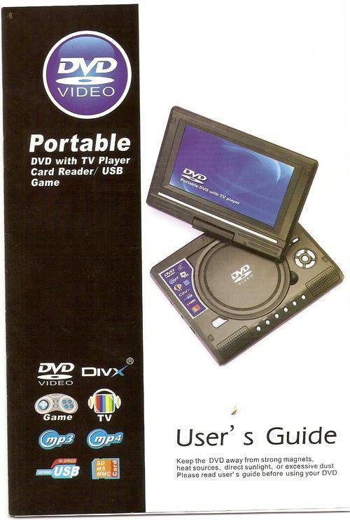 7.8 Inch Portable DvD,TV Player with Swivel Screen The Best Gift !!