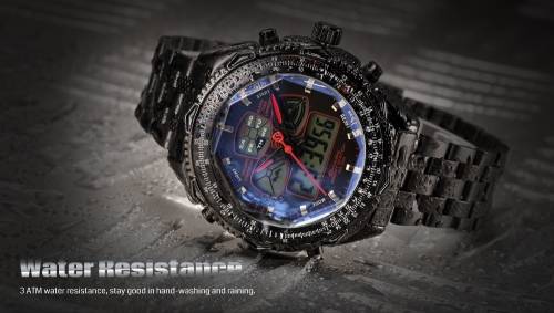 Brand New and Authentic  Shark Eight Gill Stainless Steel Sports Watch