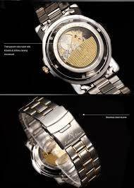 Authentic Brand New KS Royal Carving White Skeleton Mens Steampunk Automatic Mechanical Dress Watch