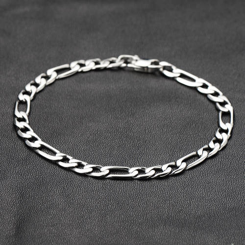 220x5mm Stainless Steel Chain link Bracelet