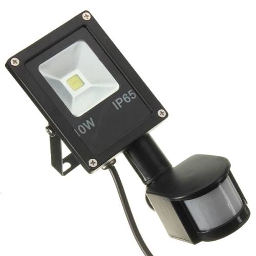 10w Floodlight Slim Design with PIR Motion Sensor