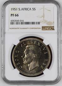 Superb 1951 5/- NGC PF66