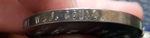 Detective WJ Gould Police Faith-full Service Medal