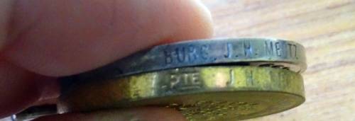 ABO Burger JM Mentz With Victory WW1 medal DSC