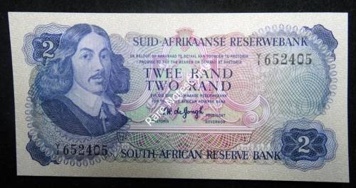 UNC TW de Jongh Y1 Afr over Eng Watermark Springbok Y1 652405