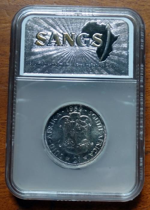 ## 1959 South African Two Shilling PF64 ##