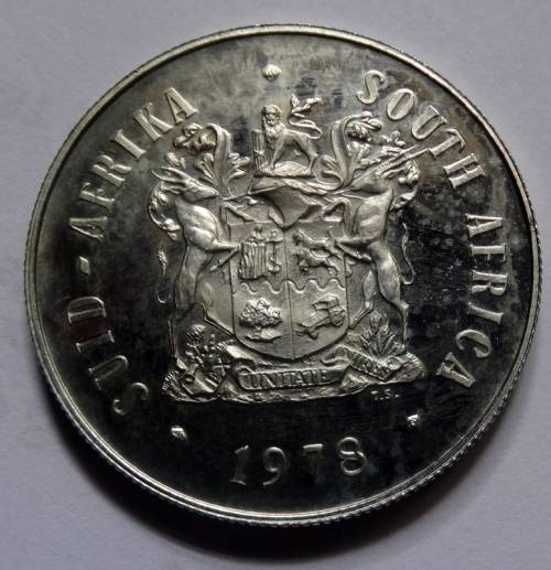 ## Proof  1978 South African Silver R1 ##