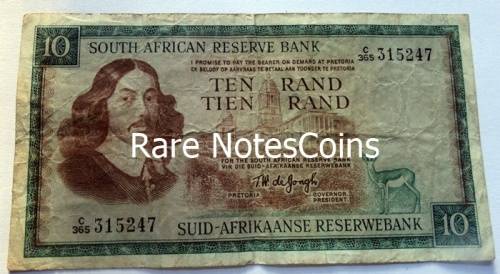TW De Jongh Ten Rand Banknote E/A