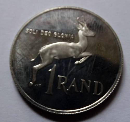 Proof 1986 South African Nickle R1