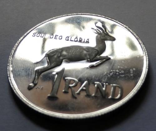 Proof 1986 South African Nickle R1