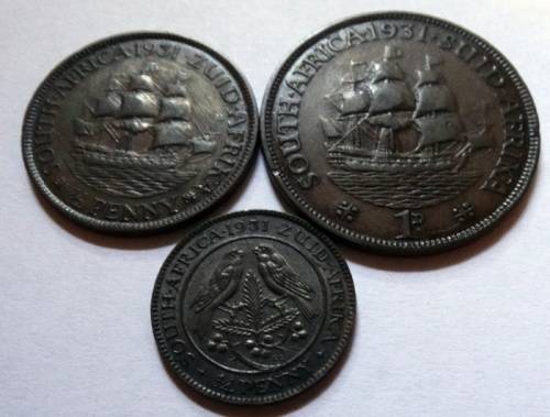 1931 Z Series Copper Coins