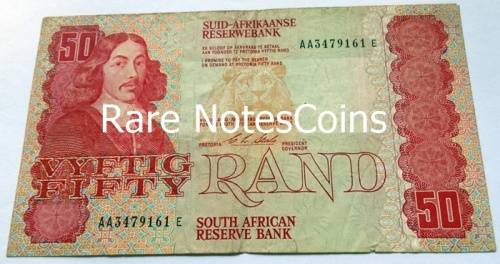 C Stals 1st Issue AA R50 Banknote