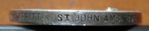QSA to Orderly W Parfitt St John Ambiance BDE