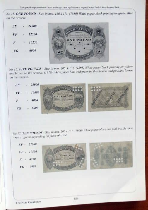 2016 South African Soft Cover Banknotes and Paper Money