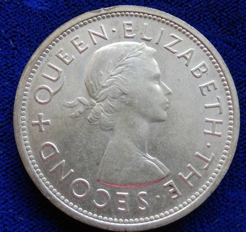 ## Southern Rhodesian Crown Lid damaged coin perfect  ##