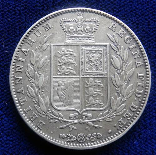 ## 1842 Victoria UK Halfcrown  ##