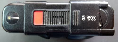 Olympas XA 2 camera. Untested but every thing in place and no acid damage