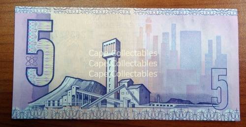 1984 GPC de Kock 3rd issue Five Rand Notes E/A