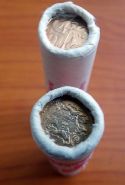 1991 Two Rolls of 10 Cents ( Mint State)