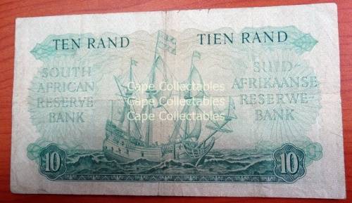 Rissik 1 St issue Ten Rand Note E/A