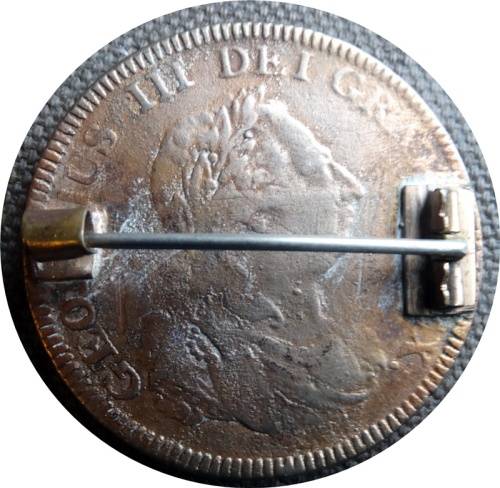 1804 Bank of Ireland Sterling Six Shilling Broach