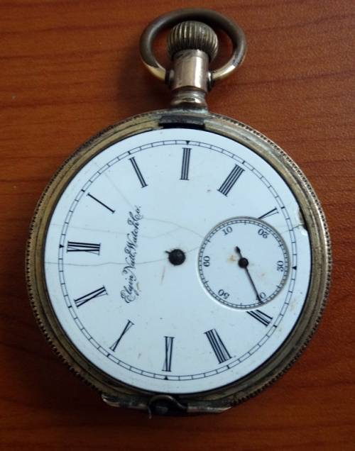 Elgin Pocket Watch Works .For Spares or Restoration
