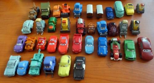 38 Disney Cars Die cast and Plastic Characters