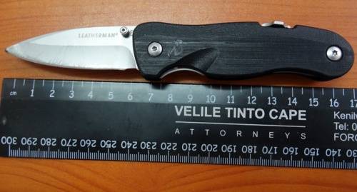 Leatherman C33 Knive almost brand new