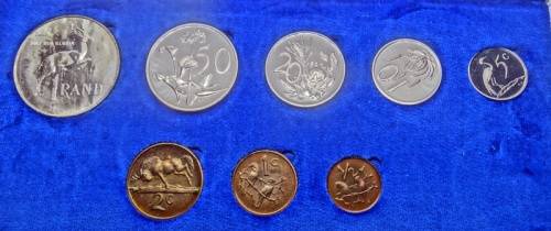 1973 South African Set  Silver One Rand ( Proof )
