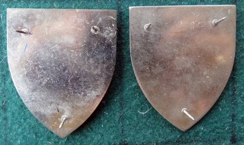 Pair Of SADF 3 Supply and Transport Depo Flashes . Pins Intact (13)