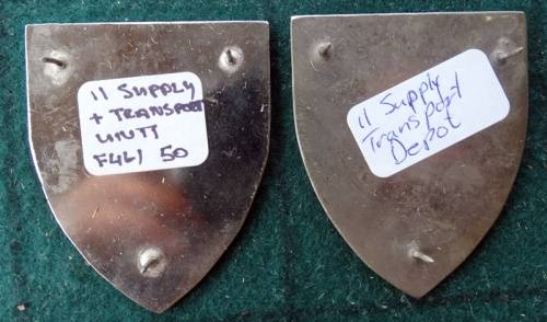 Pair of SADF11 Supply and Transport Depo Flashes . Pins Intact (16)