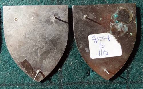 Pair of SADF Group 16 HQ Flashes .Pins Intact (24)