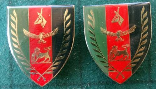 Pair of SADF SA Chief of Joint Forces.  Pins Intact (24)
