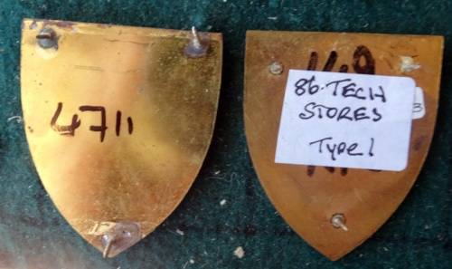 SADF 86 Technical Stores Flash. Pins Intact (76)