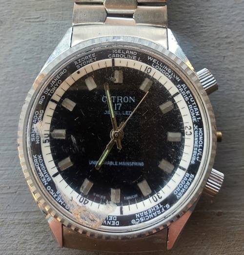 Citron 17 JewelMens Wrist  Watch . Spares or Restoration (Q8)