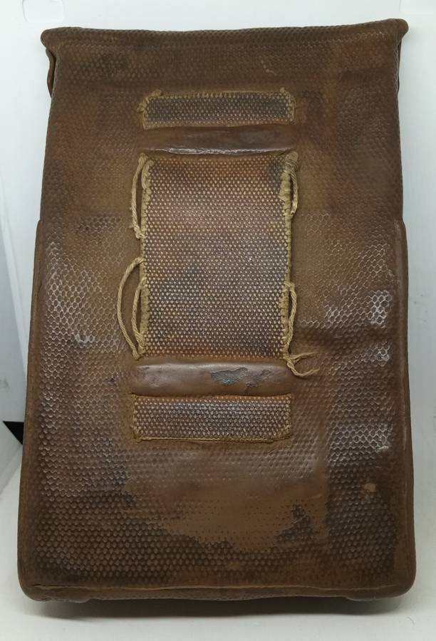 Rare WW2 Metal Rations tin 22.5cm x11.5cm. With Two pouches