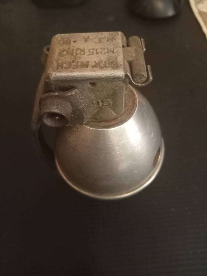 Suspected WW2 USA Deactivated Hand grinade M215 R1M2