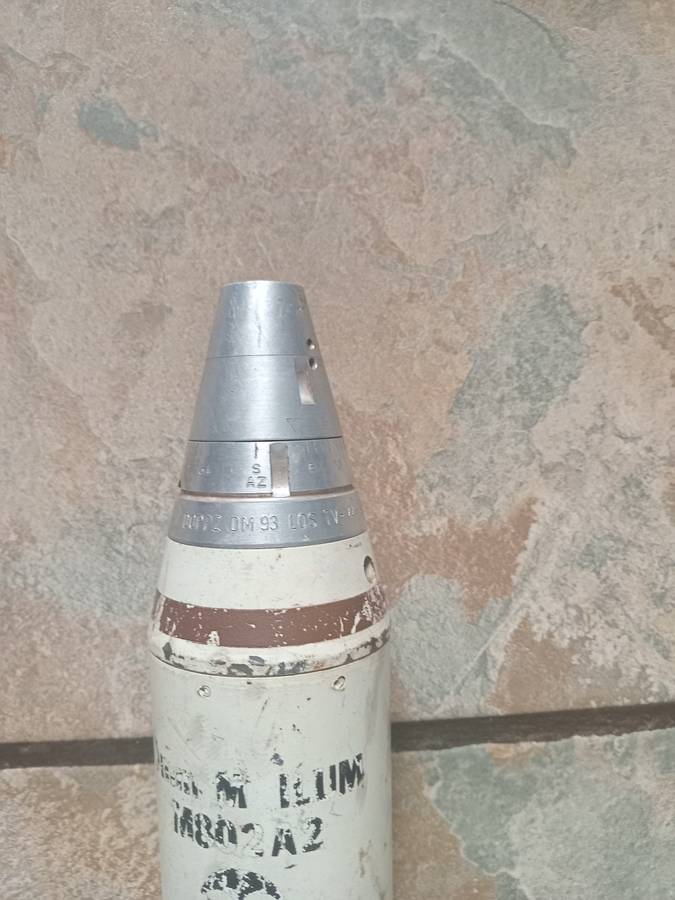 60mm Illuminating Mortar Round deactivated