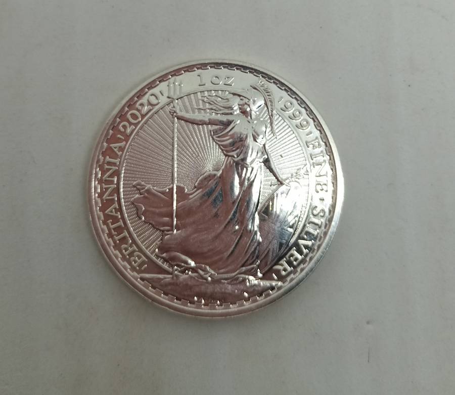 Unc 2020 Britania Silver 1 Oz coin
