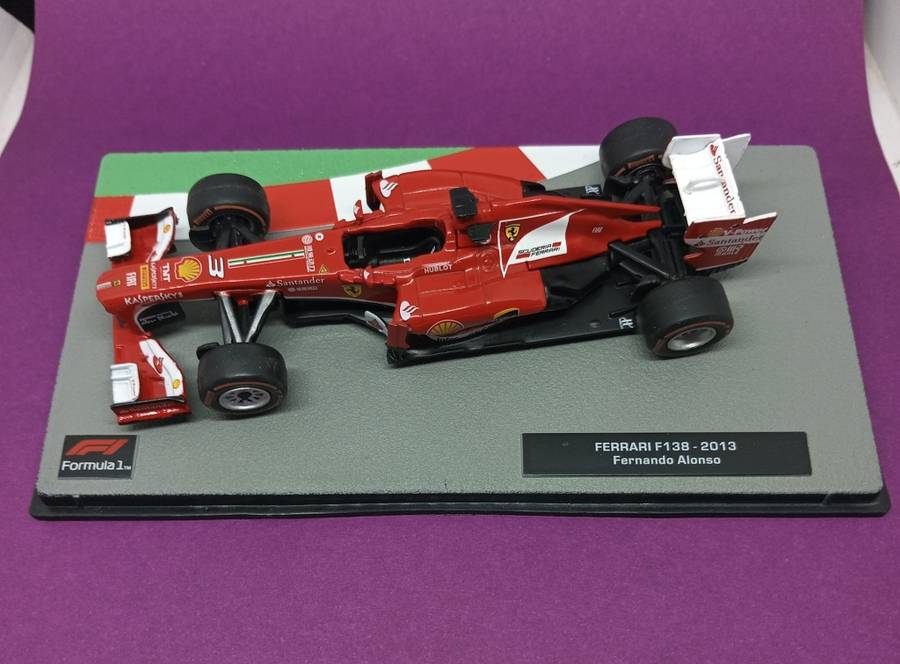 Ferrari F138  die-cast model car - 2013  - F Alonso - scale 1/43