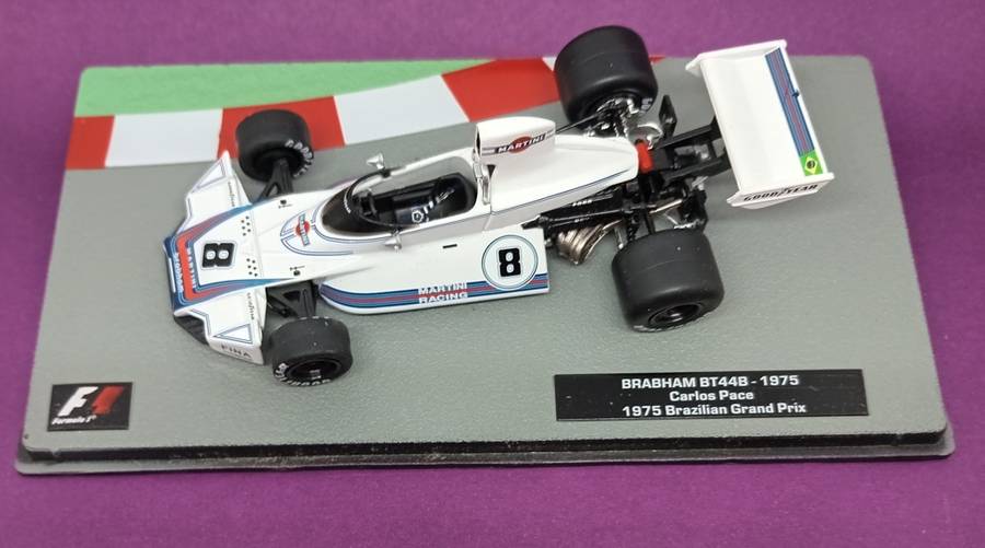 Brabham Bt44B  die-cast model car - 1975 - Carlos Pace- scale 1/43