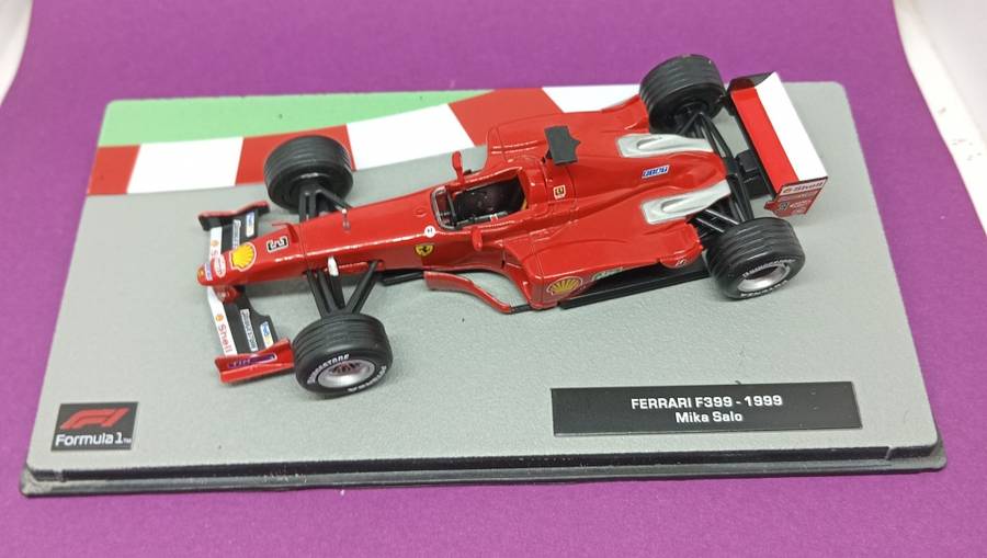 Ferrari F399 die-cast model car - 1999 - Mika Salo- scale 1/43