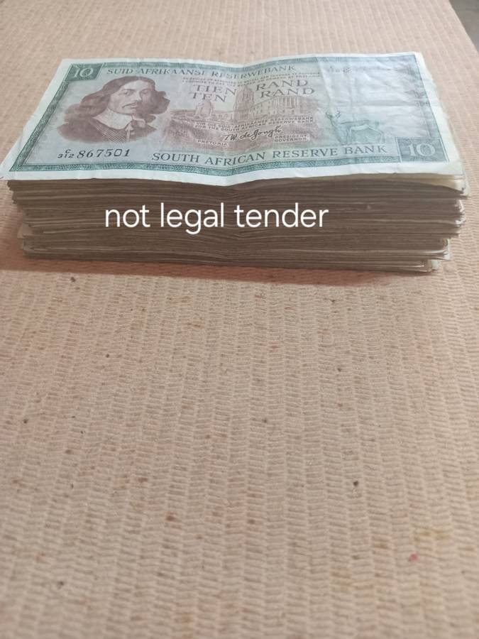 53 TW de Jongh Ten Rand 1st and 3rd issue Banknote