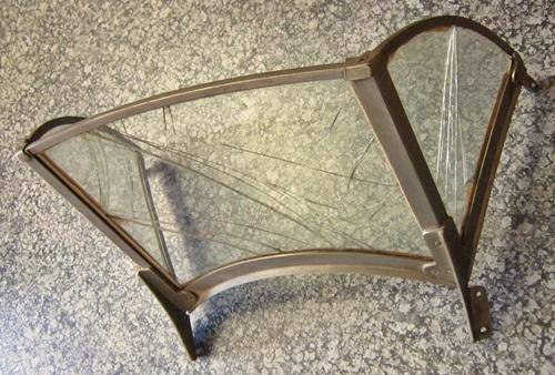## Antique Tiger Moth Aeroplane Windscreen - As per Pics ##