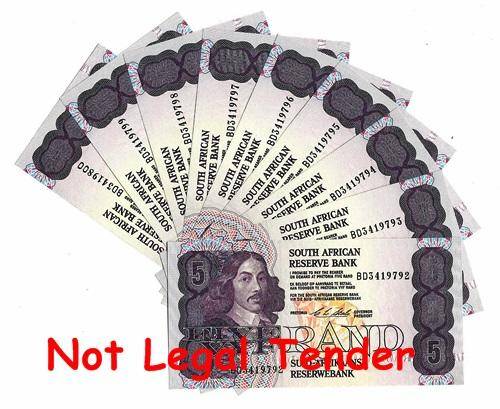 ## A/UNC Sequence C.L. Stals 1st Issue R5 BD3419792-800 * Bid per Note for LOT ##