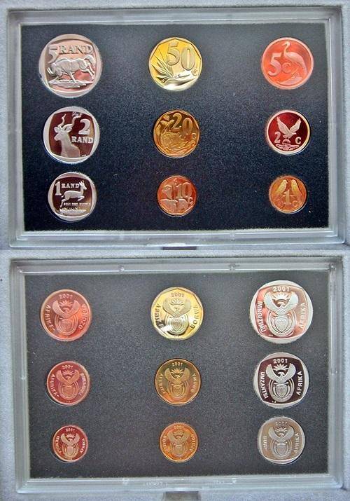 ## 2001 South Africa Proof Set ##