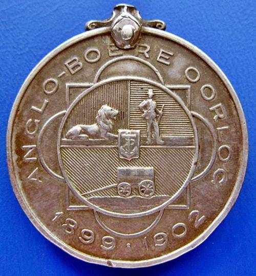 ## ABO Medal ** Burger Cornelias Tobiason van Schalkwyk from Ficksburg ## Medal Modified into Brooch