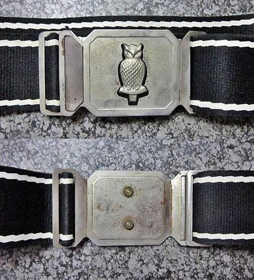 ## Military Intelligence Stable Belt & Buckle ##