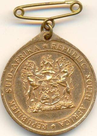 ## 31.5.1961 Republic South Africa Medal ##