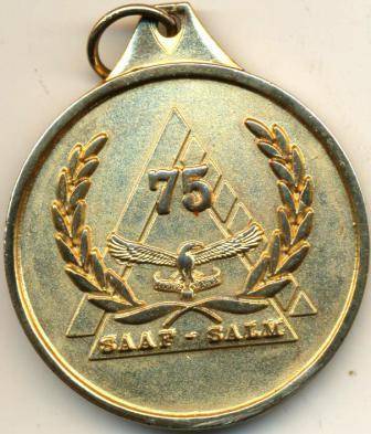 ## SAAF - SALM 75 YEAR ANNIVERSARY MEDALLION  ##